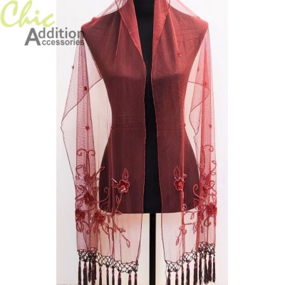 Beaded Shawl 6307-D